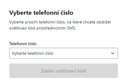 Overiť PIN kódom